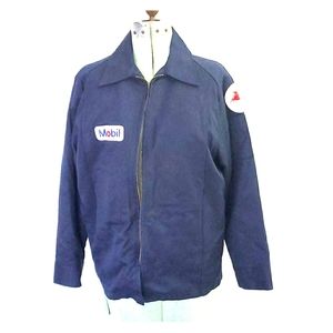 Vintage Men's Mobil Gas Jacket